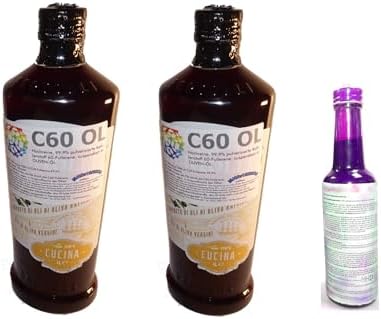 C60 Öl Set - 2 Flaschen C60 Öl plus Astaxanthin 15 Prozent Öl – Bild 2