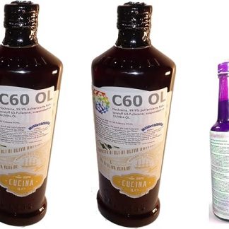 C60 Öl Set - 2 Flaschen C60 Öl plus Astaxanthin 15 Prozent Öl