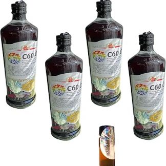 C60 Öl Vorratsset - 4 Flaschen C60 Öl plus 1 g reines C60 Pulver