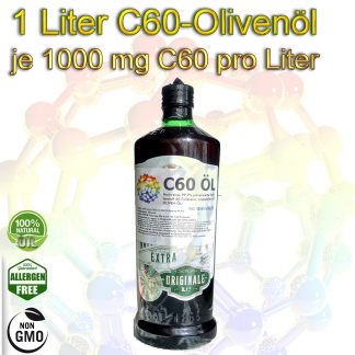Runa Mineralis C60 Öl 1000 mg in Olivenöl Originalflasche