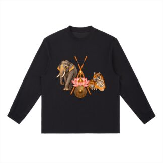 Kalari B – Langarmshirt, Freie Komposition