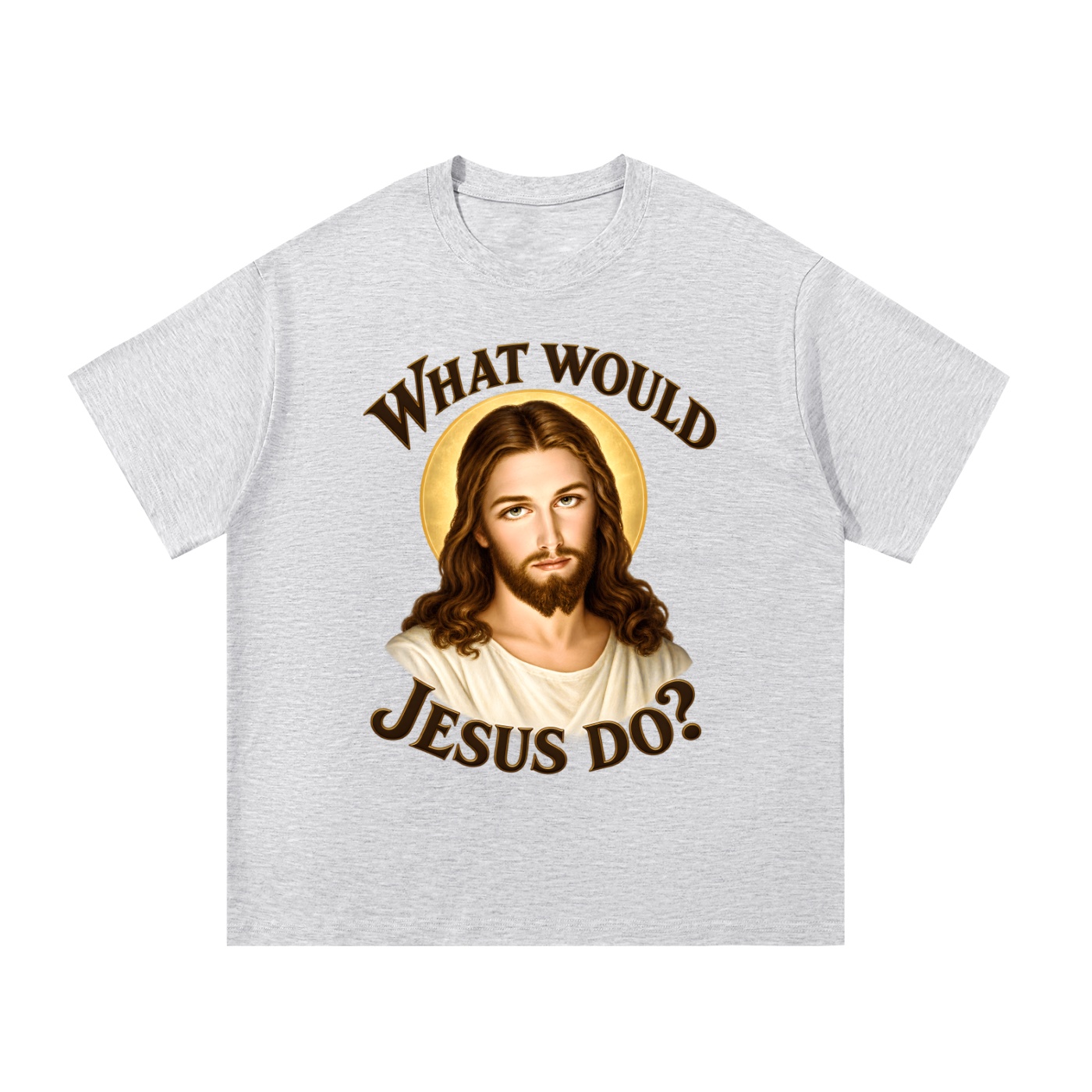 Was würde Jesus tun? Initiale-Stil (Variante 1) – T-Shirt – Bild 9