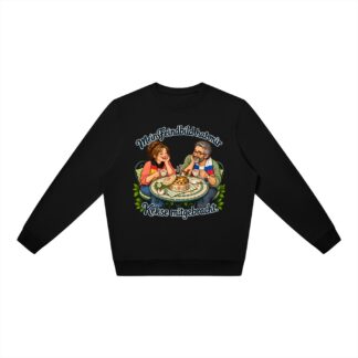 Mein Feindbild hat mir Kekse mitgebracht. (Kekse mitgebracht) – Sweatshirt