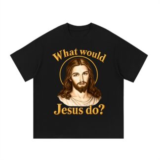 What Would Jesus Do? (Typografie, Variante 1) – T-Shirt