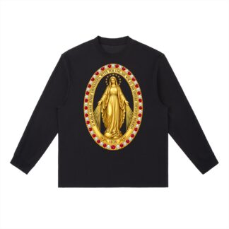Medaille Gold – Langarmshirt in Schwarz