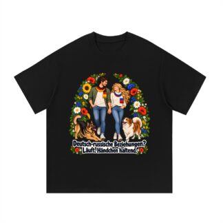 Deutsch-russische Beziehungen? Läuft. Händchen haltend. (Händchen haltend) – T-Shirt · Motiv 2